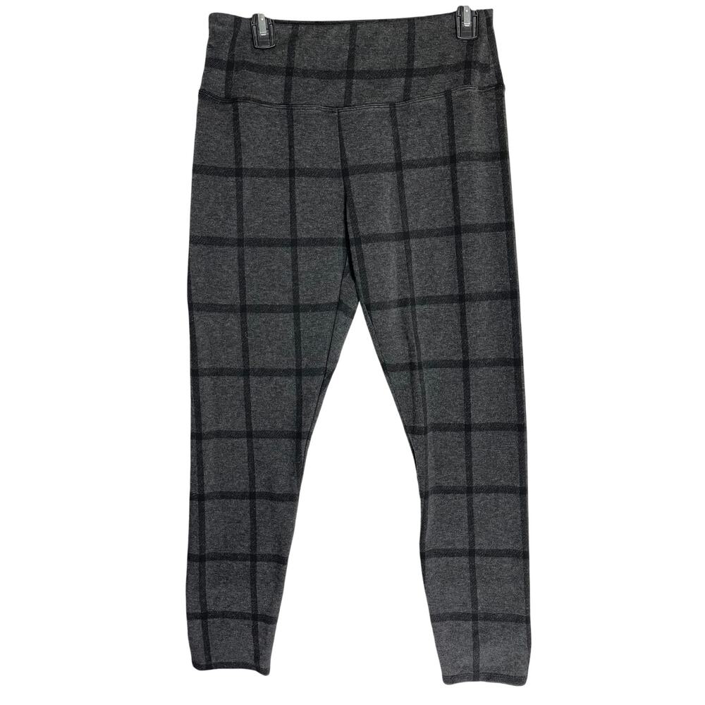 Philosophy Skinny Pants Women Size S Gray Plaid Pull On Stretch Preppy Academia